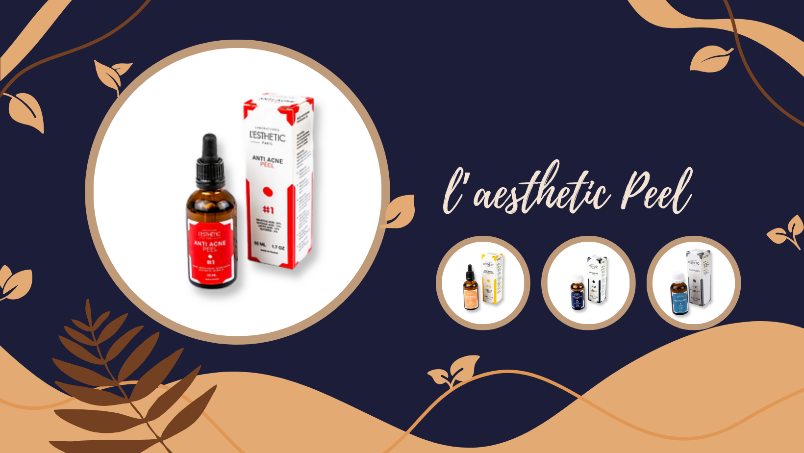 Copy of Cream Floral Beauty Skincare Product Promotion Facebook Cover