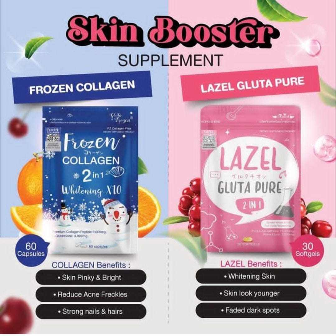 Frozen Collagen and Lazel Gluta Pure