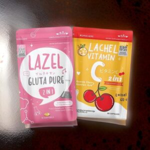 Lazel Gluta Pure and Lachel Vitamin C